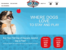 Tablet Screenshot of fogcitydogs.com